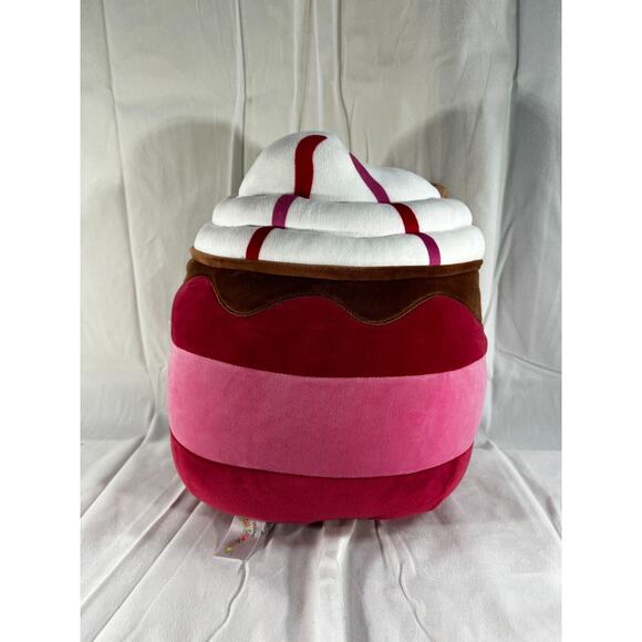 Squishmallows Maude 11" Cranberry Cider Milkshake Original Plush New NWT - Picture 3 of 13
